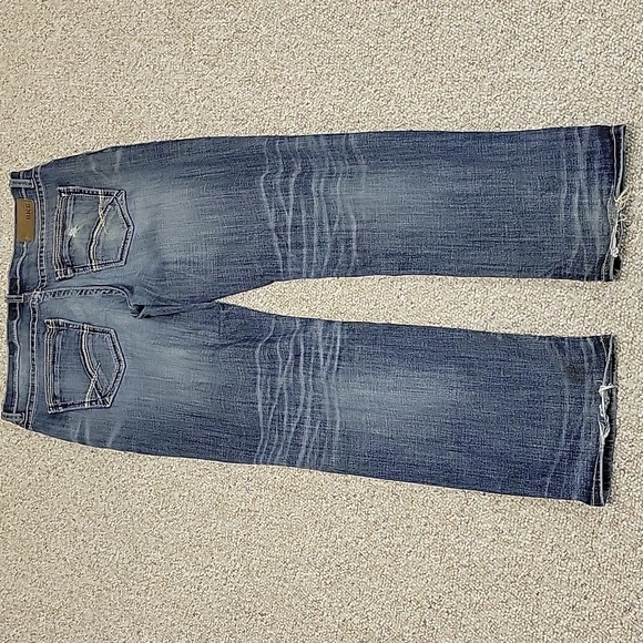 BKE Men's Relaxed Fit Tyler Distressed Blue Jeans, Sz 36R. - Picture 2 of 6